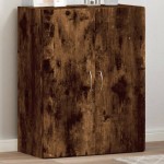 vidaXL Fișet, stejar fumuriu, 60x32x77,5 cm, lemn prelucrat vidaXL Fișet, stejar fumuriu, 60x32x77,5 cm, lemn prelucrat
