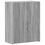 vidaXL Fișet, sonoma gri, 60x32x77,5 cm, lemn prelucrat vidaXL Fișet, sonoma gri, 60x32x77,5 cm, lemn prelucrat