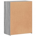 vidaXL Fișet, sonoma gri, 60x32x77,5 cm, lemn prelucrat vidaXL Fișet, sonoma gri, 60x32x77,5 cm, lemn prelucrat