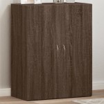 vidaXL Fișet, stejar maro, 60x32x77,5 cm, lemn prelucrat vidaXL Fișet, stejar maro, 60x32x77,5 cm, lemn prelucrat