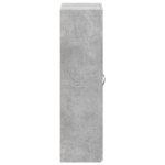 vidaXL Fișet, gri beton, 60x32x115 cm, lemn prelucrat