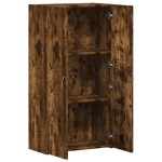 vidaXL Fișet, stejar fumuriu, 60x32x115 cm, lemn prelucrat vidaXL Fișet, stejar fumuriu, 60x32x115 cm, lemn prelucrat