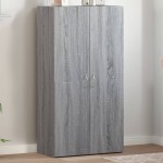 vidaXL Fișet, sonoma gri, 60x32x115 cm, lemn prelucrat vidaXL Fișet, sonoma gri, 60x32x115 cm, lemn prelucrat