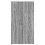 vidaXL Fișet, sonoma gri, 60x32x115 cm, lemn prelucrat vidaXL Fișet, sonoma gri, 60x32x115 cm, lemn prelucrat