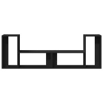 vidaXL Dulap TV, 2 buc., negru, 75x30x50 cm, lemn prelucrat vidaXL Dulap TV, 2 buc., negru, 75x30x50 cm, lemn prelucrat