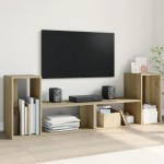 vidaXL Dulap TV, 2 buc., stejar sonoma, 75x30x50 cm, lemn prelucrat vidaXL Dulap TV, 2 buc., stejar sonoma, 75x30x50 cm, lemn prelucrat