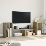 vidaXL Dulap TV, 2 buc., stejar sonoma, 75x30x50 cm, lemn prelucrat vidaXL Dulap TV, 2 buc., stejar sonoma, 75x30x50 cm, lemn prelucrat