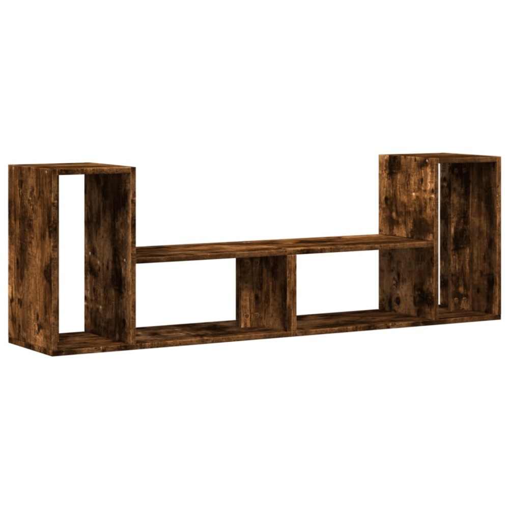 vidaXL Dulapuri TV, 2 buc, stejar fumuriu, 75x30x50 cm, lemn prelucrat