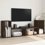 vidaXL Dulap TV, 2 buc., stejar maro, 75x30x50 cm, lemn prelucrat vidaXL Dulap TV, 2 buc., stejar maro, 75x30x50 cm, lemn prelucrat