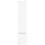 vidaXL Raft de perete, alb, 96x12x64 cm, lemn prelucrat