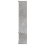 vidaXL Raft de perete, gri beton, 96x12x64 cm, lemn prelucrat