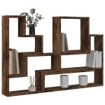 vidaXL Raft de perete, stejar fumuriu, 96x12x64 cm, lemn prelucrat vidaXL Raft de perete, stejar fumuriu, 96x12x64 cm, lemn prelucrat