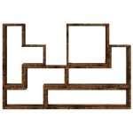vidaXL Raft de perete, stejar fumuriu, 96x12x64 cm, lemn prelucrat vidaXL Raft de perete, stejar fumuriu, 96x12x64 cm, lemn prelucrat