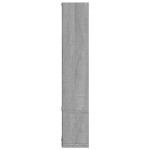vidaXL Raft de perete, gri sonoma, 96x12x64 cm, lemn prelucrat vidaXL Raft de perete, gri sonoma, 96x12x64 cm, lemn prelucrat