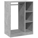 vidaXL Dulap, gri beton, 77x48x102 cm, lemn prelucrat vidaXL Dulap, gri beton, 77x48x102 cm, lemn prelucrat