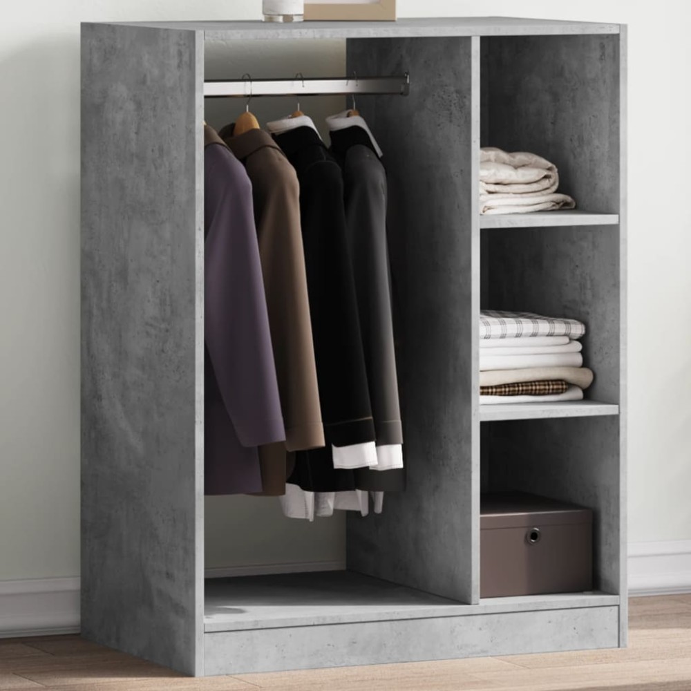vidaXL Dulap, gri beton, 77x48x102 cm, lemn prelucrat