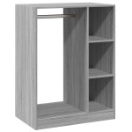 vidaXL Dulap, gri sonoma, 77x48x102 cm, lemn prelucrat vidaXL Dulap, gri sonoma, 77x48x102 cm, lemn prelucrat