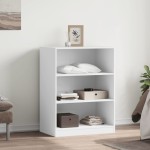 vidaXL Dulap, alb, 77x48x102 cm, lemn prelucrat vidaXL Dulap, alb, 77x48x102 cm, lemn prelucrat