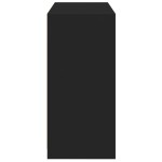vidaXL Dulap, negru, 77x48x102 cm, lemn prelucrat