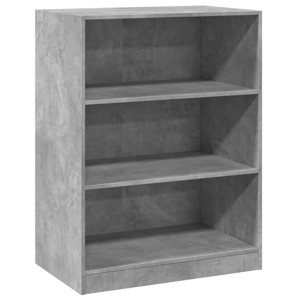 vidaXL Dulap, gri beton, 77x48x102 cm, lemn prelucrat