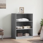 vidaXL Dulap, gri sonoma, 77x48x102 cm, lemn prelucrat vidaXL Dulap, gri sonoma, 77x48x102 cm, lemn prelucrat