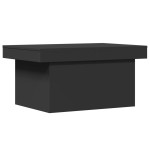 vidaXL Măsuță de cafea, negru, 80x55x40 cm, lemn prelucrat vidaXL Măsuță de cafea, negru, 80x55x40 cm, lemn prelucrat