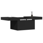vidaXL Măsuță de cafea, negru, 80x55x40 cm, lemn prelucrat vidaXL Măsuță de cafea, negru, 80x55x40 cm, lemn prelucrat