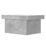 vidaXL Măsuță de cafea, gri beton, 80x55x40 cm, lemn compozit