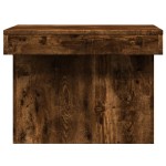 vidaXL Măsuță de cafea, stejar fumuriu, 80x55x40 cm, lemn prelucrat vidaXL Măsuță de cafea, stejar fumuriu, 80x55x40 cm, lemn prelucrat