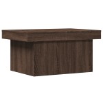 vidaXL Măsuță de cafea, maro, 80x55x40 cm, lemn prelucrat vidaXL Măsuță de cafea, maro, 80x55x40 cm, lemn prelucrat