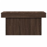 vidaXL Măsuță de cafea, maro, 80x55x40 cm, lemn prelucrat vidaXL Măsuță de cafea, maro, 80x55x40 cm, lemn prelucrat