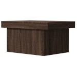 vidaXL Măsuță de cafea, maro, 80x55x40 cm, lemn prelucrat vidaXL Măsuță de cafea, maro, 80x55x40 cm, lemn prelucrat