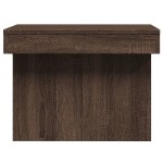 vidaXL Măsuță de cafea, stejar maro, 100x55x40 cm, lemn prelucrat vidaXL Măsuță de cafea, stejar maro, 100x55x40 cm, lemn prelucrat