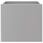 vidaXL Jardiniere, 2 buc., argintiu, 32x30x29 cm, oțel galvanizat