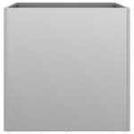 vidaXL Jardiniere, 2 buc., argintiu, 42x40x39 cm, oțel galvanizat