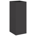vidaXL Jardinieră, negru, 32x29x75 cm, oțel vidaXL Jardinieră, negru, 32x29x75 cm, oțel