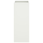 vidaXL Jardinieră, alb, 32x29x75 cm, oțel vidaXL Jardinieră, alb, 32x29x75 cm, oțel