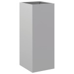 vidaXL Jardinieră, argintiu, 32x29x75 cm, oțel galvanizat vidaXL Jardinieră, argintiu, 32x29x75 cm, oțel galvanizat