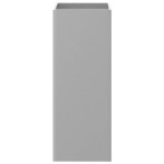 vidaXL Jardinieră, argintiu, 32x29x75 cm, oțel galvanizat vidaXL Jardinieră, argintiu, 32x29x75 cm, oțel galvanizat