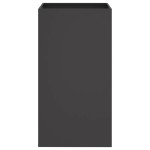 vidaXL Jardinieră, negru, 42x38x75 cm, oțel