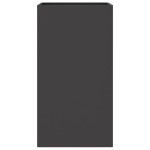 vidaXL Jardinieră, negru, 42x38x75 cm, oțel