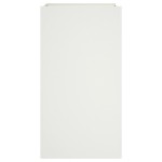 vidaXL Jardinieră, alb, 42x38x75 cm, oțel vidaXL Jardinieră, alb, 42x38x75 cm, oțel