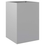 vidaXL Jardinieră, argintiu, 52x48x75 cm, oțel galvanizat vidaXL Jardinieră, argintiu, 52x48x75 cm, oțel galvanizat