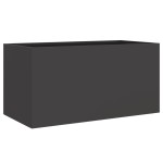 vidaXL Jardinieră, negru, 62x30x29 cm, oțel vidaXL Jardinieră, negru, 62x30x29 cm, oțel