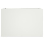 vidaXL Jardinieră, alb, 62x40x39 cm, oțel vidaXL Jardinieră, alb, 62x40x39 cm, oțel
