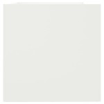 vidaXL Jardinieră, alb, 62x40x39 cm, oțel vidaXL Jardinieră, alb, 62x40x39 cm, oțel