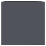 vidaXL Jardinieră, antracit, 62x47x46 cm, oțel