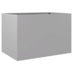 vidaXL Jardinieră, argintiu, 62x47x46 cm, oțel galvanizat vidaXL Jardinieră, argintiu, 62x47x46 cm, oțel galvanizat