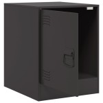 vidaXL Noptiere, 2 buc., negru, 34,5x39x44 cm, oțel vidaXL Noptiere, 2 buc., negru, 34,5x39x44 cm, oțel