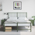 vidaXL Noptiere, 2 buc., verde, 34,5x39x44 cm, oțel vidaXL Noptiere, 2 buc., verde, 34,5x39x44 cm, oțel